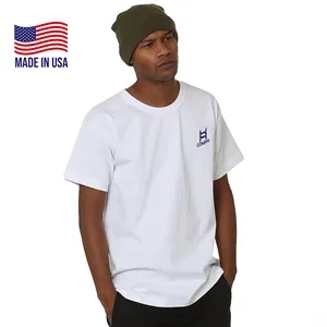 USA-Made 100% Pre-Shrunk Cotton Heavyweight Tee Shirt