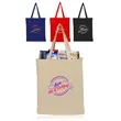 4 oz. Color Cotton Canvas Tote Bags | https://www.bestnamebadges.com