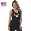 100% USA-Made Women's Triblend Racerback Tank | https://www.bestnamebadges.com