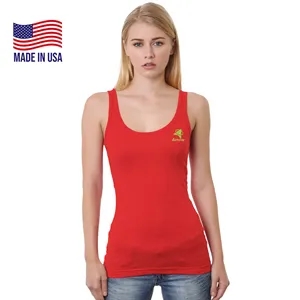 100% USA-Made Junior Fine Jersey Tank Top | https://www.bestnamebadges.com