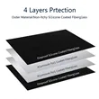 Fireproof Document Storage Bag with Zipper Closure | https://www.bestnamebadges.com