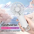 Portable Cooling  Handheld Mist Fan | https://www.bestnamebadges.com