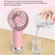 Portable Cooling  Handheld Mist Fan | https://www.bestnamebadges.com