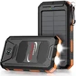 Portable 10000mAh Solar Charger | https://www.bestnamebadges.com