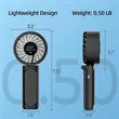 3600mAh Power Bank Handheld Personal Fan | https://www.bestnamebadges.com
