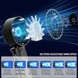 3600mAh Power Bank Handheld Personal Fan | https://www.bestnamebadges.com