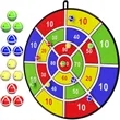 29 Inch Dart Board Kids Sticky Balls | https://www.bestnamebadges.com
