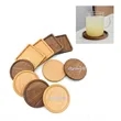 Ecofriendly Wooden Coaster  | https://www.bestnamebadges.com