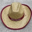 Cowboy Straw Hat | https://www.bestnamebadges.com