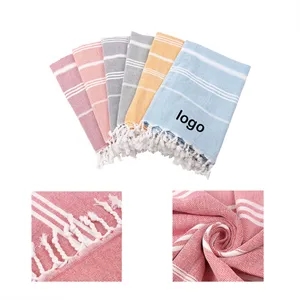 Turkish Soft Absorbent Beach Tassel Towels