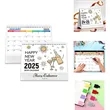 2025 Desk Calendar | https://www.bestnamebadges.com