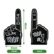 Foam Hand | https://www.bestnamebadges.com