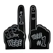 Foam Hand | https://www.bestnamebadges.com