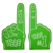 Foam Hand | https://www.bestnamebadges.com
