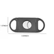 Stainless Steel Double Blade Cigar Cutter | https://www.bestnamebadges.com