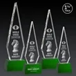 Springfield 3D Award on Robson Base - Green | https://www.bestnamebadges.com