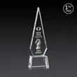Springfield 3D Award on Robson Base - Clear | https://www.bestnamebadges.com