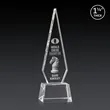 Springfield 3D Award on Robson Base - Clear | https://www.bestnamebadges.com