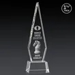 Springfield 3D Award on Robson Base - Clear | https://www.bestnamebadges.com
