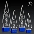 Springfield 3D Award on Paragon Base - Blue | https://www.bestnamebadges.com
