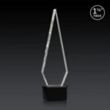 Springfield 3D Award on Paragon Base - Black | https://www.bestnamebadges.com
