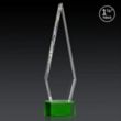 Springfield 3D Award on Paragon Base - Green | https://www.bestnamebadges.com