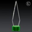 Springfield 3D Award on Marvel Base - Green | https://www.bestnamebadges.com