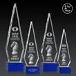 Springfield 3D Award on Hancock Base - Blue | https://www.bestnamebadges.com