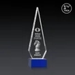 Springfield 3D Award on Hancock Base - Blue | https://www.bestnamebadges.com