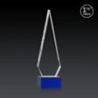 Springfield 3D Award on Hancock Base - Blue | https://www.bestnamebadges.com