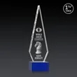 Springfield 3D Award on Hancock Base - Blue | https://www.bestnamebadges.com