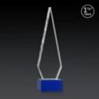 Springfield 3D Award on Hancock Base - Blue | https://www.bestnamebadges.com