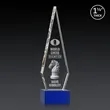 Springfield 3D Award on Hancock Base - Blue | https://www.bestnamebadges.com