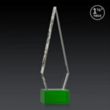 Springfield 3D Award on Hancock Base - Green | https://www.bestnamebadges.com