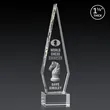 Springfield 3D Award on Hancock Base - Clear | https://www.bestnamebadges.com