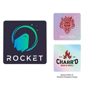 Acrylic Coaster - Square | https://www.bestnamebadges.com