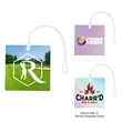 Acrylic Bag Tag - 4" Square | https://www.bestnamebadges.com
