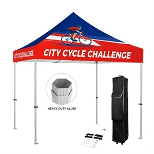 10' Premium Hex Aluminum Tent Kit with Sublimation