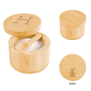 Bamboo Salt Cellar | https://www.bestnamebadges.com