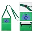 Premium Double Window Pouch With Lanyard | https://www.bestnamebadges.com