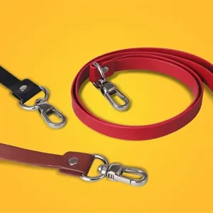 Vegan Leather Lanyard | https://www.bestnamebadges.com