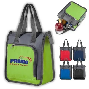 Insulated Lunch Cooler Tote Bag with Zipper Work School