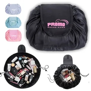 Drawstring Travel Cosmetic Bag Large Capacity Lazy Pouch