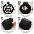 Drawstring Travel Cosmetic Bag Large Capacity Lazy Pouch | https://www.bestnamebadges.com