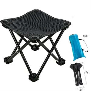 Portable Folding Camping Stool with Carry Bag | https://www.bestnamebadges.com