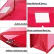 Translucent File Envelope with Snap Closure & Label Slot | https://www.bestnamebadges.com