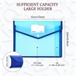 Translucent File Envelope with Snap Closure & Label Slot | https://www.bestnamebadges.com