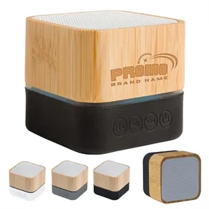 Eco-Friendly Bamboo Wireless Bluetooth Speaker Rechargeable