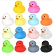 Colorful Rubber Duck Mini Floating Bath Toys Squeezable | https://www.bestnamebadges.com
