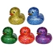 Colorful Rubber Duck Mini Floating Bath Toys Squeezable | https://www.bestnamebadges.com